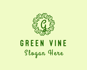 Ornament Leaf Vines logo design