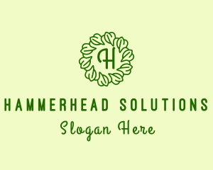 Ornament Leaf Vines logo design