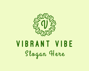 Ornament Leaf Vines logo design