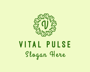 Ornament Leaf Vines logo design