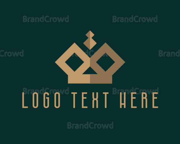 Luxe Golden Crown Logo