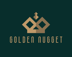 Luxe Golden Crown  logo design