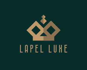 Luxe Golden Crown  logo design