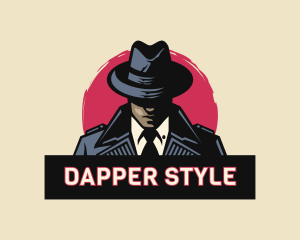 Dapper Detective Agent logo design