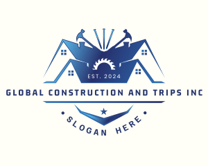 Premium Hammer Construction logo design