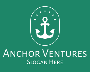 Anchor - Stylish Marine Anchor logo design