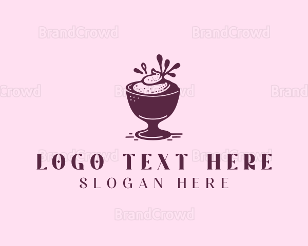 Dessert Sundae Creamery Logo