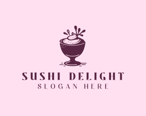 Dessert Sundae Creamery logo design