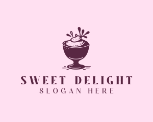 Sherbet - Dessert Sundae Creamery logo design