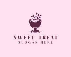 Sundae - Dessert Sundae Creamery logo design