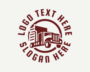 Truck - Delivery Truck Shipping logo design