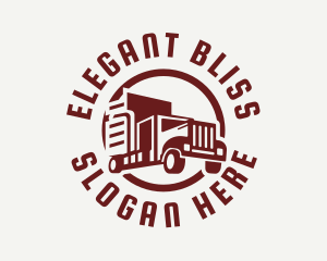 Delivery Truck Shipping Logo