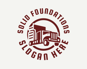 Delivery Truck Shipping Logo