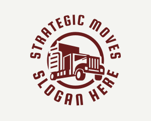 Delivery Truck Shipping logo design