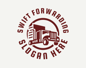 Delivery Truck Shipping logo design