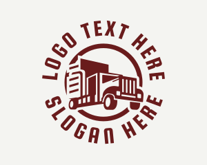 Delivery Truck Shipping Logo