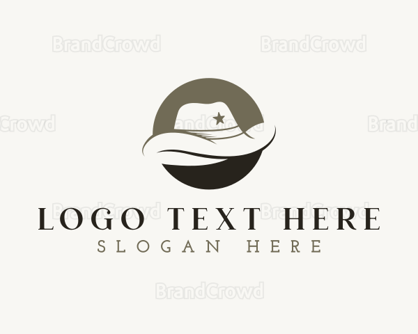 Western Cowboy Hat Logo