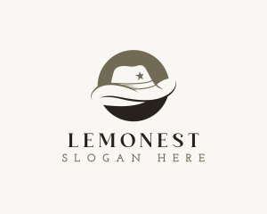 Fedora - Western Cowboy Hat logo design