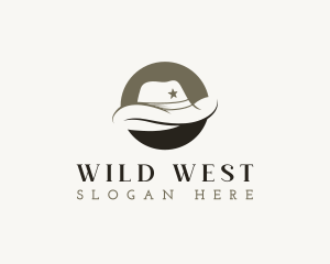 Western Cowboy Hat logo design