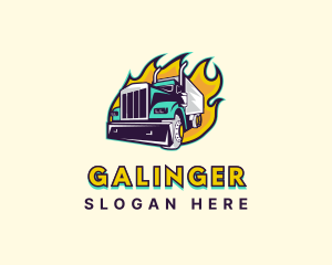 Truck Fire Shipment Logo