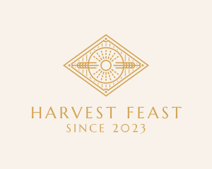 Wheat Farm Agriculture logo design