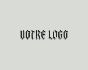 Bar - Gothic Tattoo Business logo design