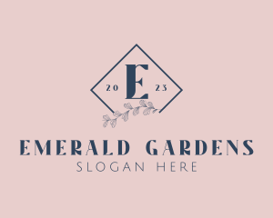 Flower Botanical Garden logo design