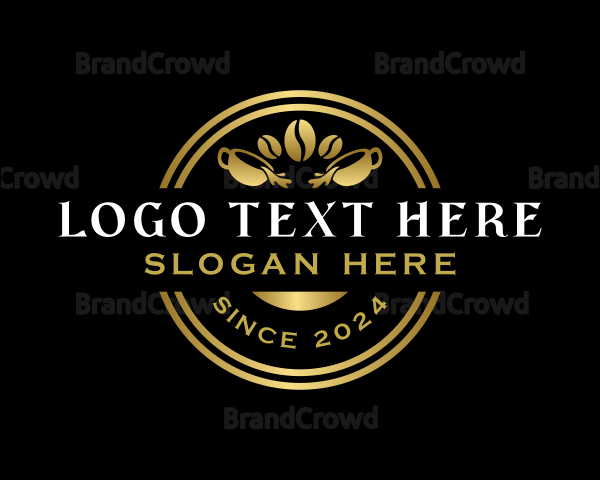 Luxury Coffee Cafe Logo