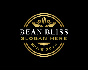 Luxury Coffee Bean logo design