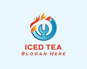 Heating and Cooling Repair logo design