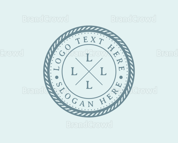 Nautical Marine Badge Logo