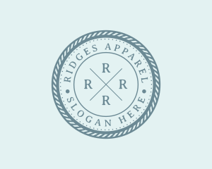 Nautical Marine Badge logo design