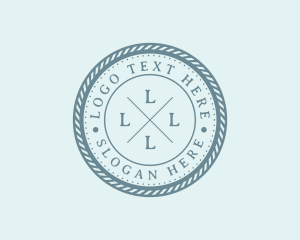 Nautical Marine Badge Logo