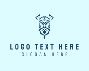 Medieval - Noble Viking Warrior logo design