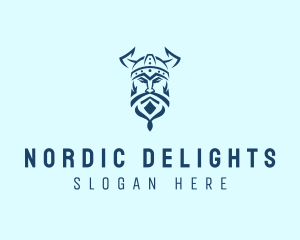 Noble Viking Warrior logo design