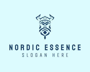 Nordic - Noble Viking Warrior logo design