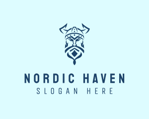 Nordic - Noble Viking Warrior logo design