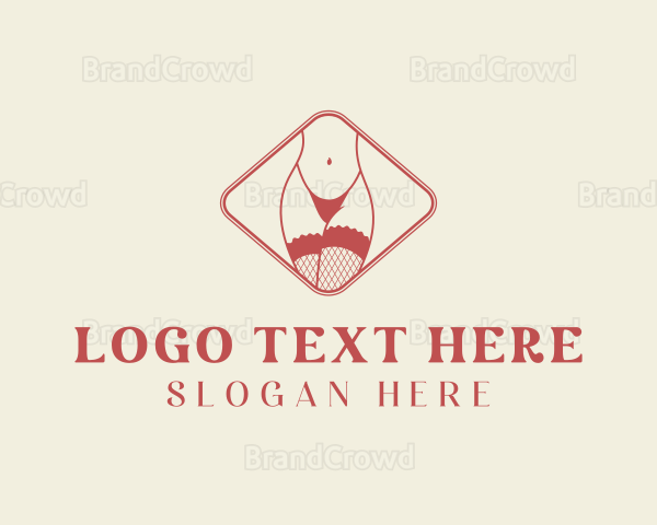 Woman Lingerie Fashion Logo