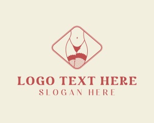 Wax Clinic - Woman Lingerie Fashion logo design