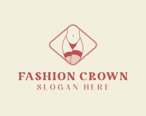 Woman Lingerie Fashion logo design