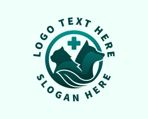 Dog - Pet Animal Veterinary logo design
