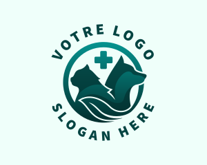 Pet Animal Veterinary Logo