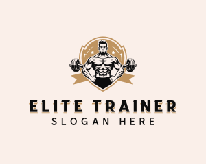 Muscle Man Bodybuilding  logo design