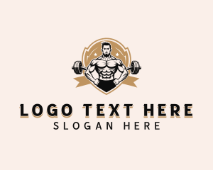 Muscle Man Bodybuilding  Logo