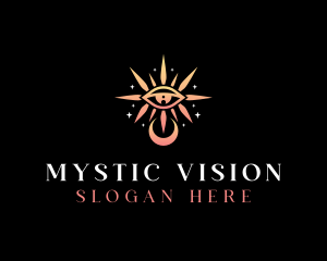 Psychic Moon Eyes logo design