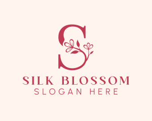 Floral Boutique Letter S logo design