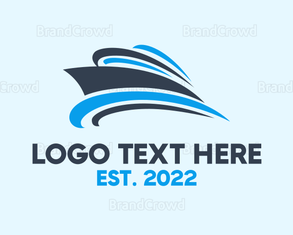 Sailing Travel Boat Logo