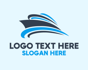 Sailing Travel Boat Logo