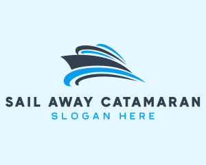 Sailing Boat Travel logo design