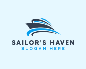 Sailing Boat Travel logo design